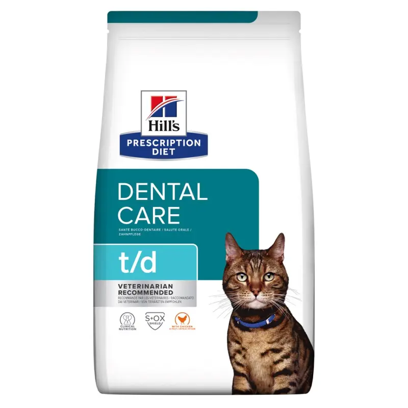 HILL`S PRESCRIPTION DIET Feline t/d Sausā