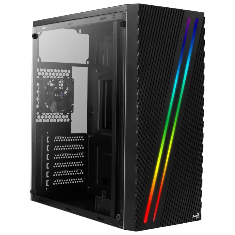 Aerocool Streak Midi Tower Melna -