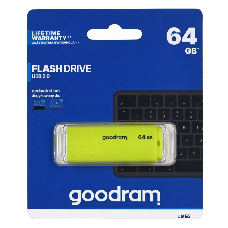 Goodram UME2-0640Y0R1 USB zibatmiņa 64 GB