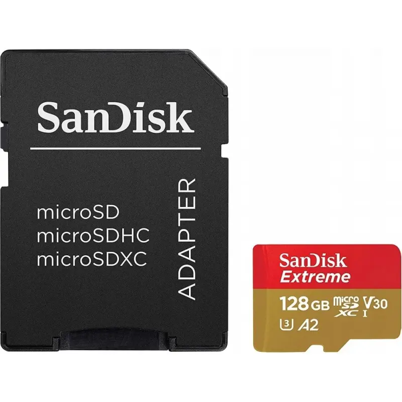 SanDisk Extreme 128 GB MicroSDXC UHS-I