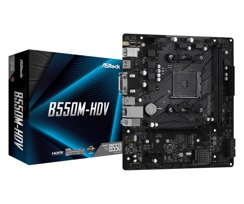 Asrock B550M-HDV Socket AM4 Micro ATX