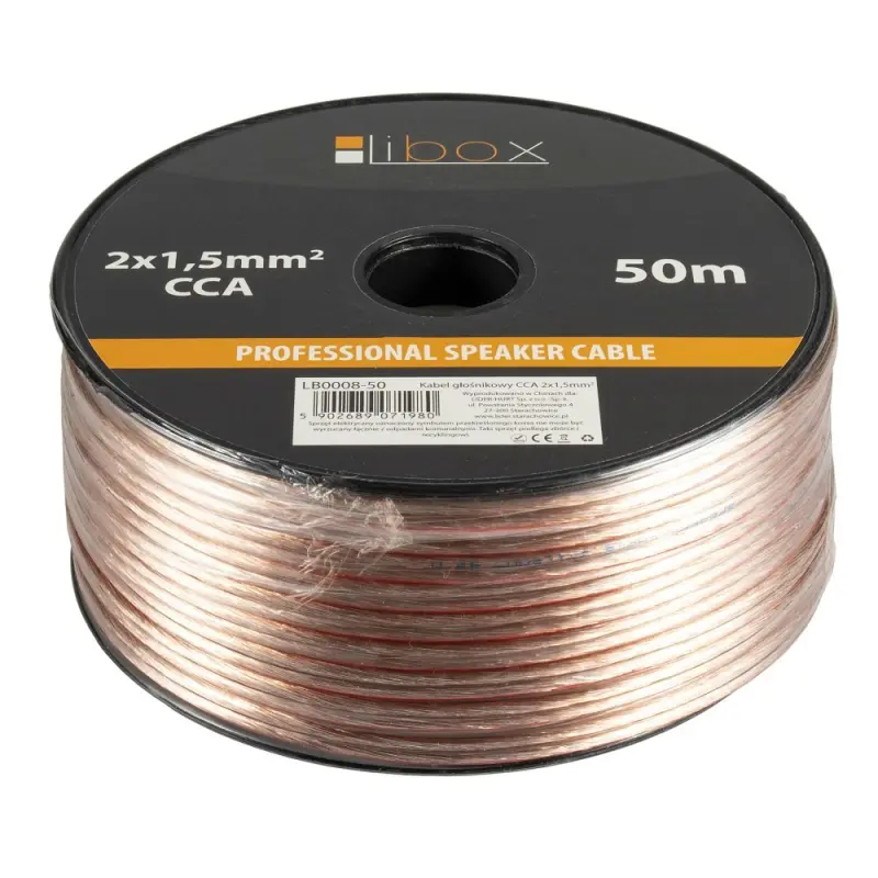 Libox skaņas kabelis 2x1,50 mm