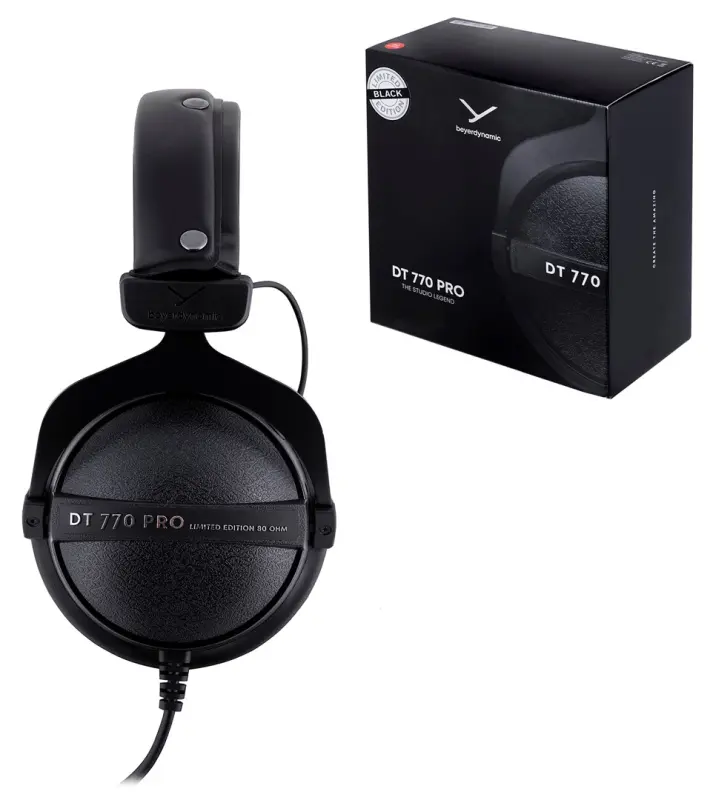 Beyerdynamic DT 770 Pro Melna Limitētā