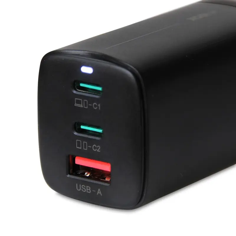 IBOX C-65 Melns, GaN universālais lādētājs