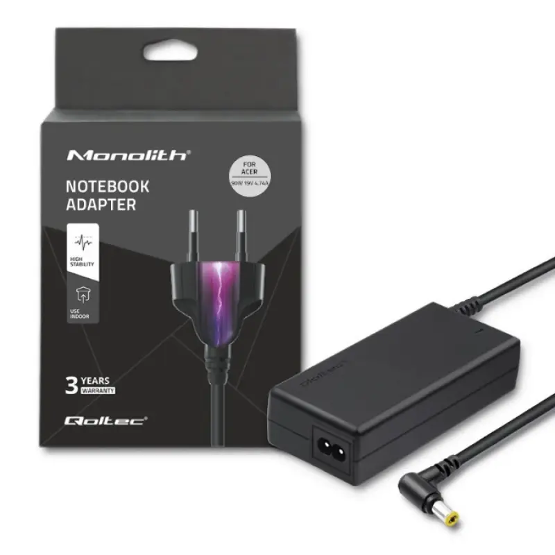 Qoltec 50087 Barošanas adapteris Acer |