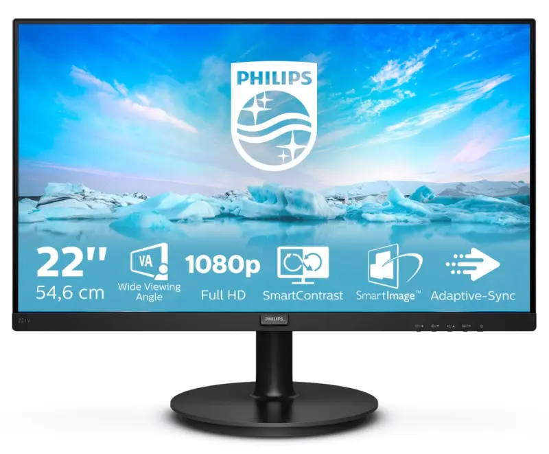 Philips V Line 221V8A/00 LED displejs