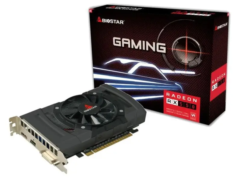 Biostar Radeon RX550 AMD Radeon RX