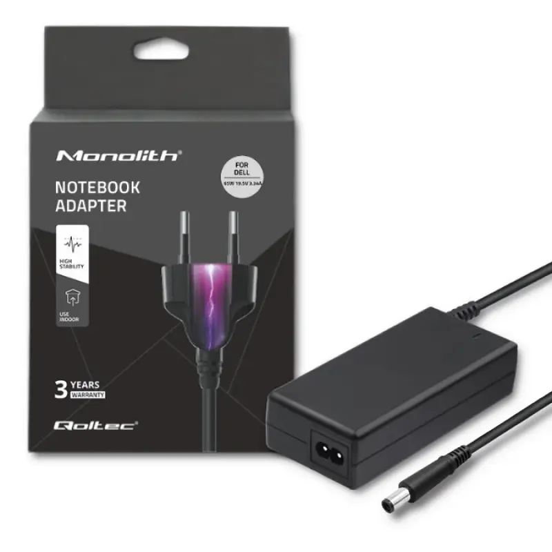 Qoltec 51519. 65W Barošanas adapteris Dell