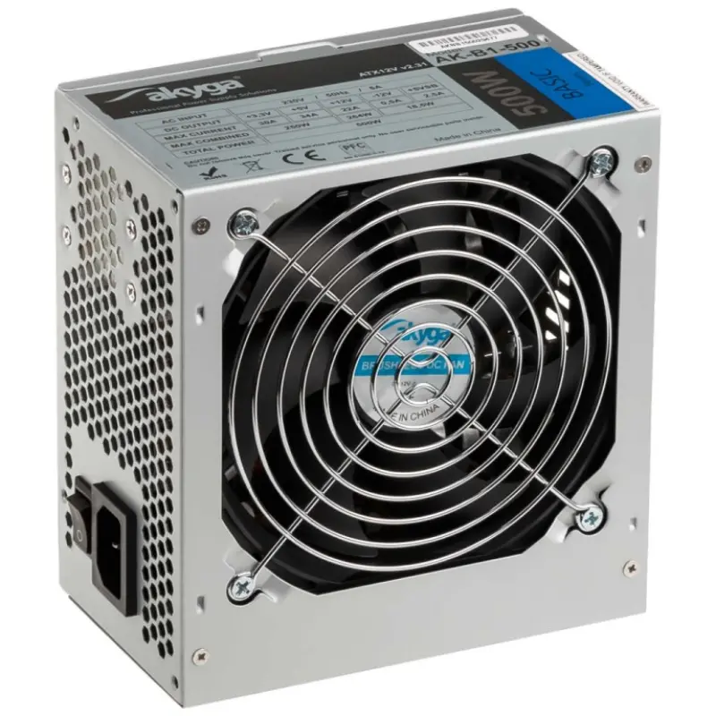 Akyga AK-B1-500 barošanas bloks 500 W