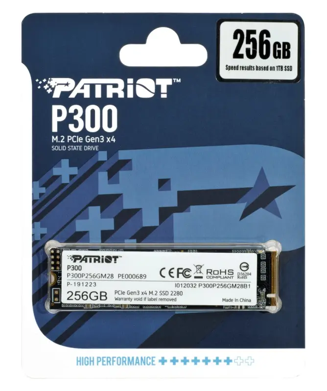 PATRIOT P300 M.2 PCIe x4