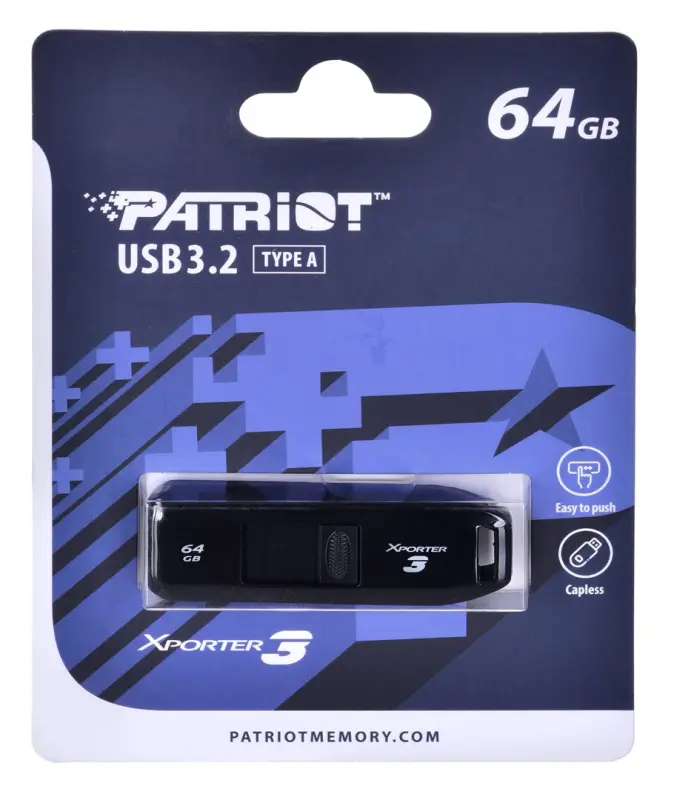 PATRIOT PARTIOT FLASHDRIVE Xporter 3 64GB