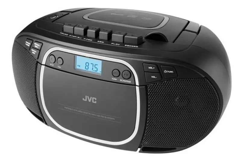 JVC RC-E451B Portatīvais CD atskaņotājs Melns