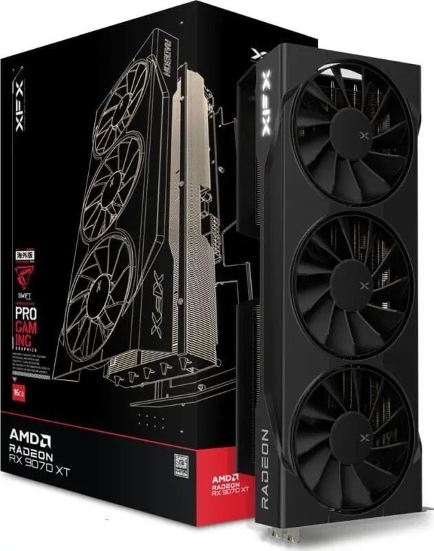Grafikas karte. XFX Swift RX 9070XT