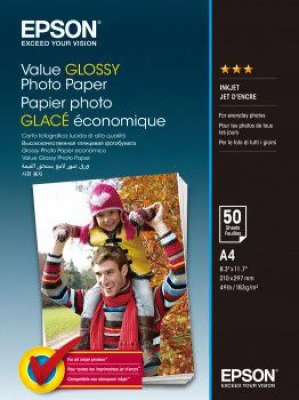 Epson A4 Fotopapīrs Printerim (C13S400036) -