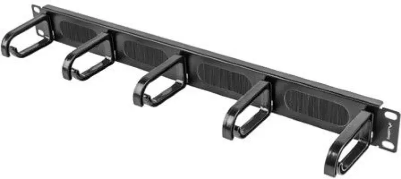 Lanberg 19" kabeļu organizators 1U panelis