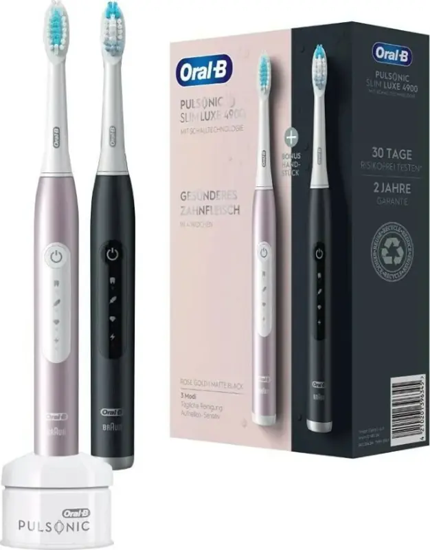 Oral-B Pulsonic Slim Luxe 4900 Rozā/Melnā