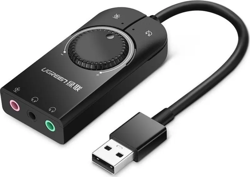 Ugreen Ārējā USB Skaņas Karte Adapteris