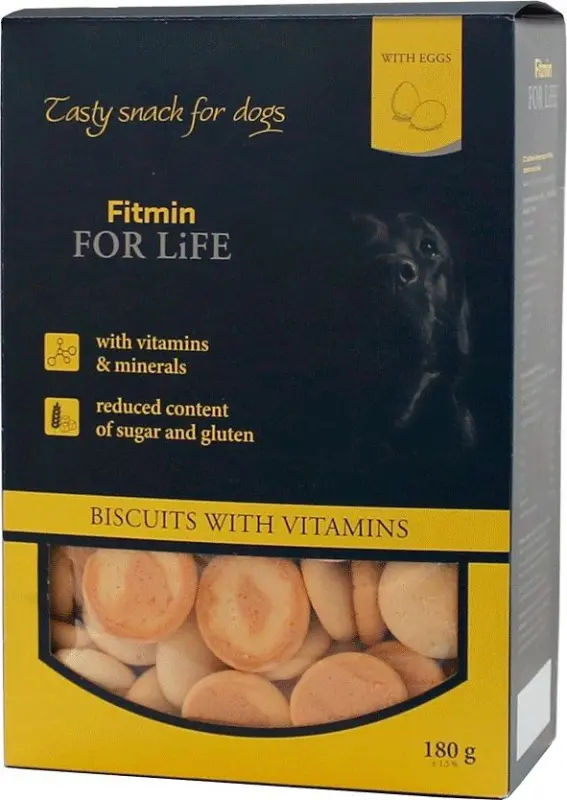 Fitmin FOR LIFE SUŅU Sīkdatnes 180g