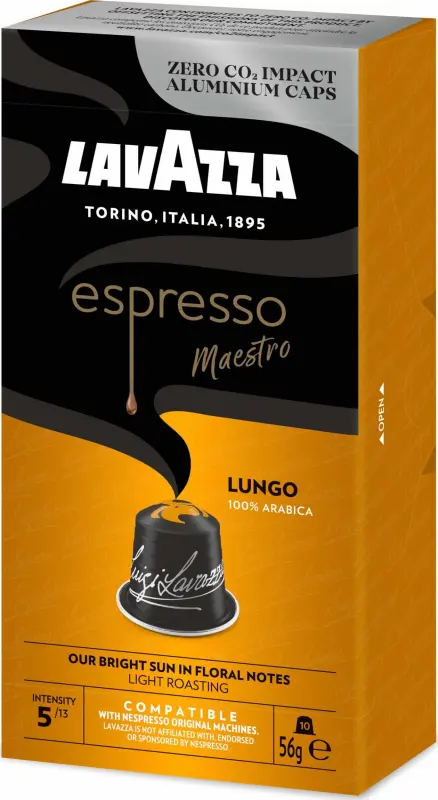Lavazza Espresso Lungo Nespresso kapsulās –