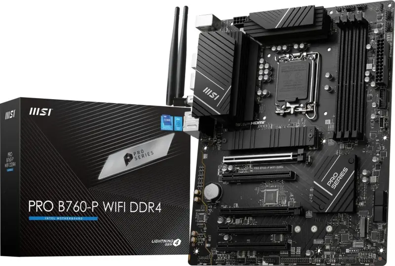 MSI PRO B760-P WIFI DDR4 Mātesplatte