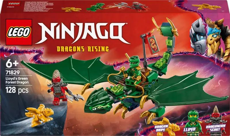 LEGO Ninjago Zaļās meža pūķis Lloyda