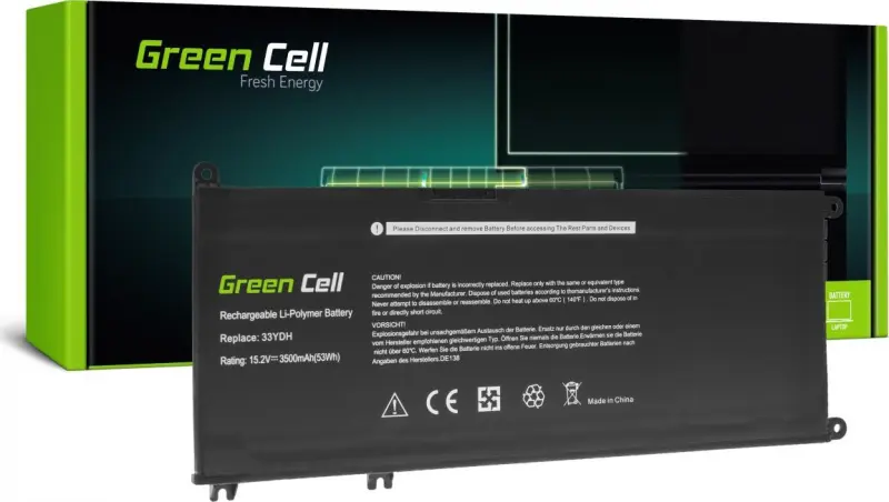 Green Cell Akumulators 33YDH Dell (DE138)
