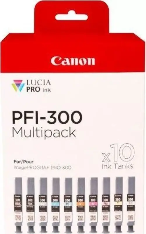 Canon tintes kasetne PFI-300 daudzkrāsu komplekts