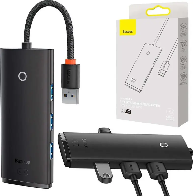 Baseus Lite sērijas USB koncentrators –