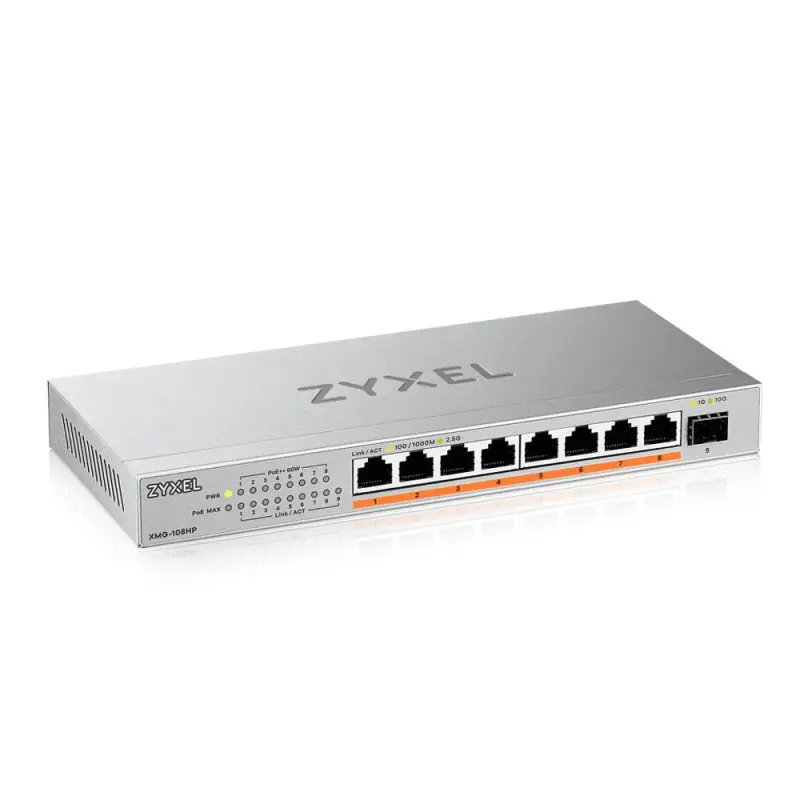 Zyxel XMG-108HP Nevadīta 2,5G Ethernet