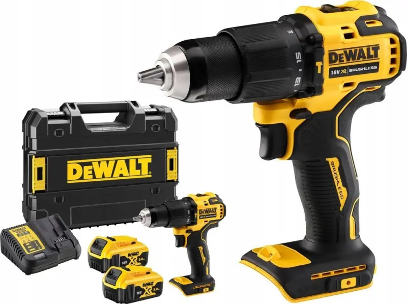 Dewalt DCD709P2T 18V Bezvadu urbjmašīna ar
