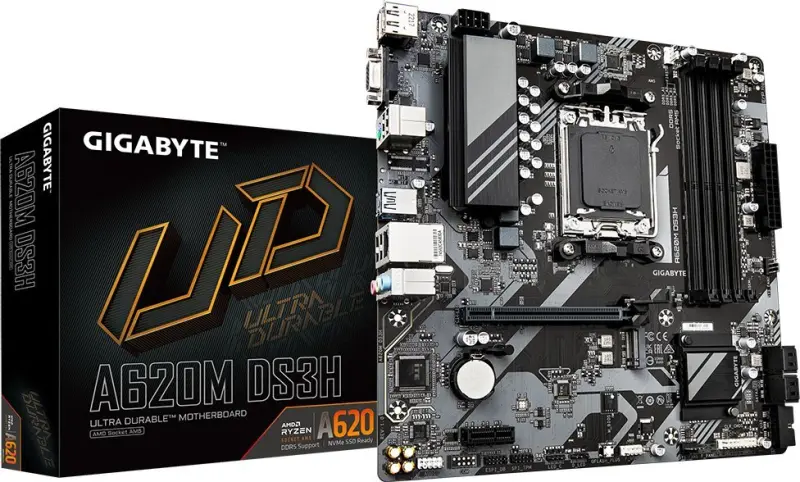 Gigabyte A620M DS3H Mātesplate - A620M