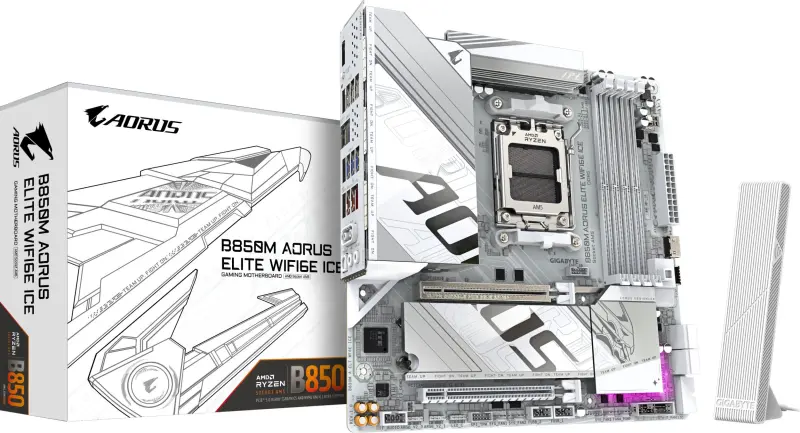 Gigabyte B850M AORUS ELITE WIFI6E Mātesplate