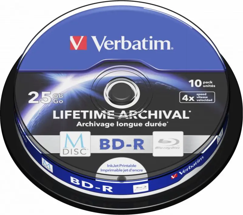 Verbatim 25 GB 4x BD-R diski