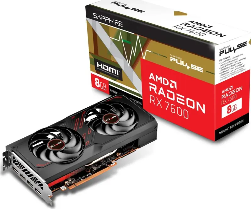 Sapphire Pulse Radeon RX 7600 Gaming