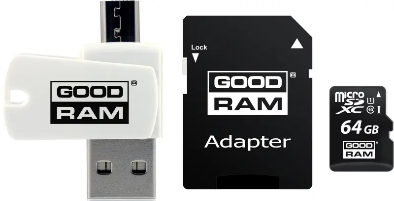 GoodRam All-in-One MicroSDXC karte 64GB Klase