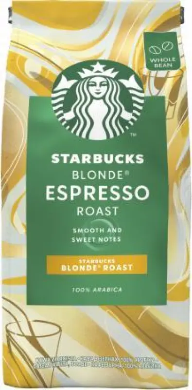 Starbucks Blonde Espresso Rūgtā Kafijas pupiņas