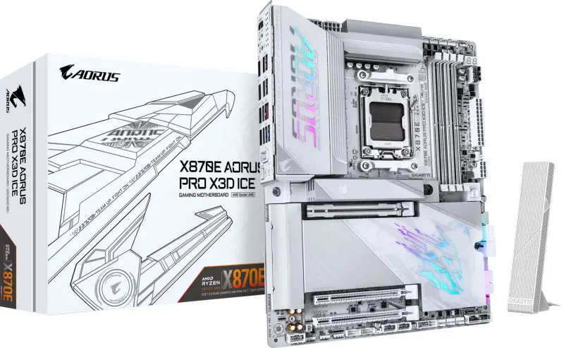 Gigabyte X870E AORUS PRO X3D ICE