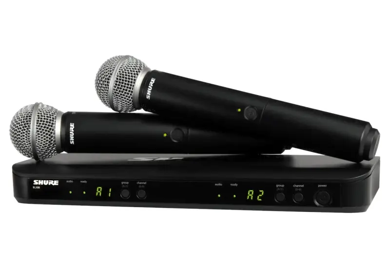 Shure BLX288E/SM58-H8E - Bezvadu sistēma ar