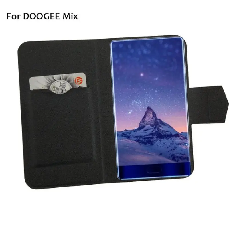 Doogee MIX Flip cover + tempered