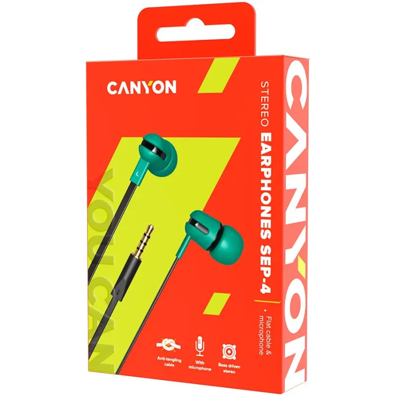 Canyon SEP-4 Stereo earphone with microphone