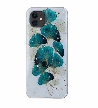 iLike Apple Gold Glam case for iPhone 11 leaves