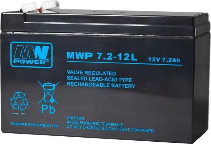 MW Power 12V/7.2Ah Akumulatoru komplekts