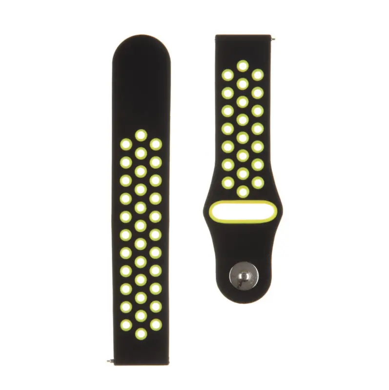 Tactical 20mm Double Silicone Watch Band