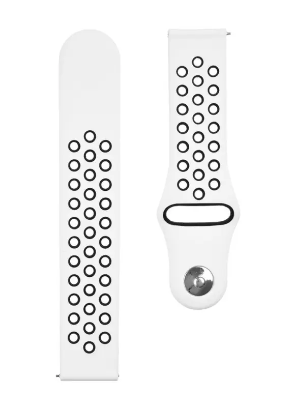 Tactical 20mm Double Silicone Watch Band