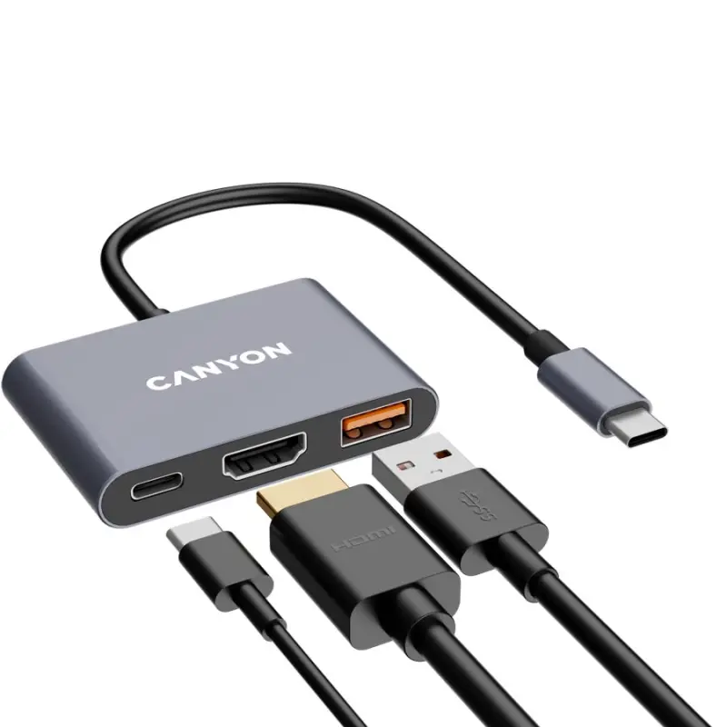 Canyon CANYON hub DS-4 3in1 USB-C