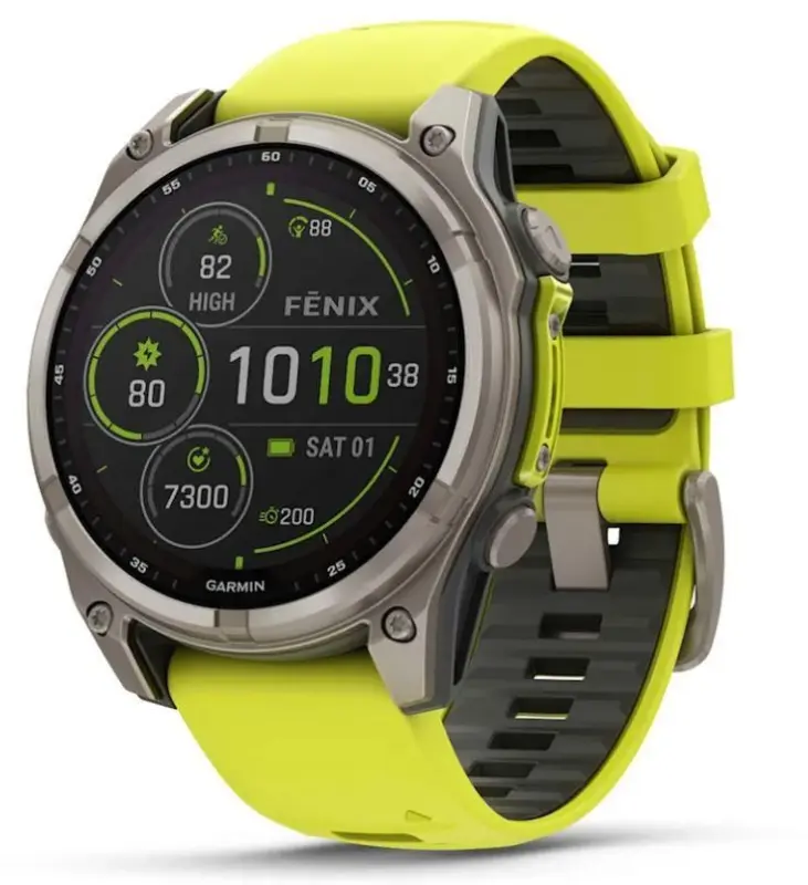 Garmin SMARTWATCH FENIX 8 SAPP. SOLAR/YELLOW