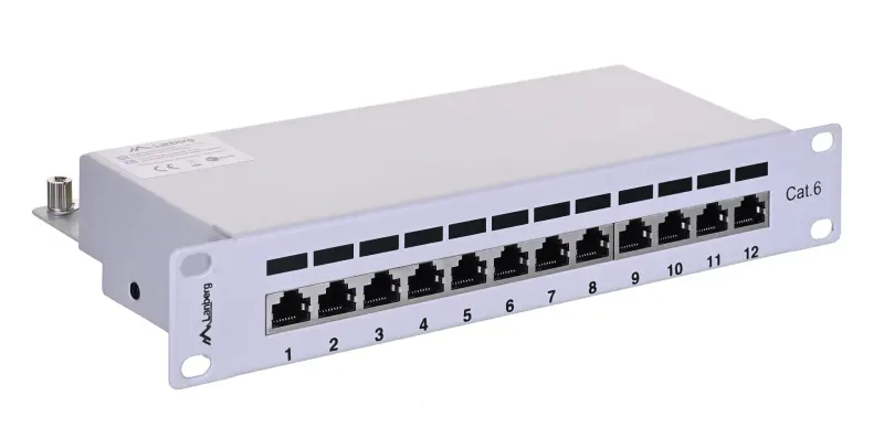 Lanberg PPF6-9012-S pieslēgvietu panelis - SZALAEPAN0024