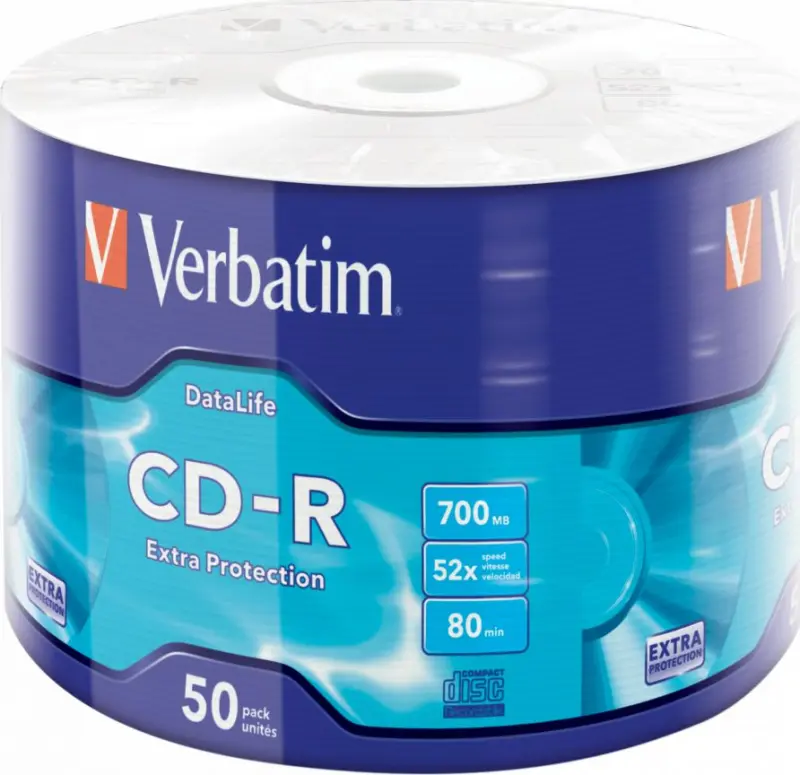 Verbatim 700 MB CD-R diski, 52x