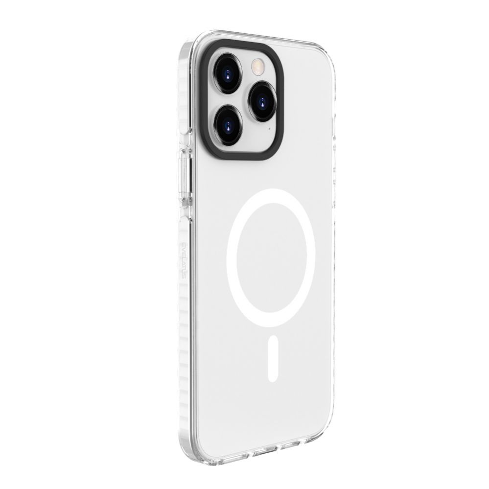 Evelatus Apple iPhone 15 Pro Max Clear Case PC+TPU With MagSafe Transparent