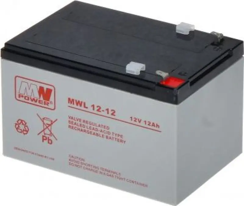 MW Power 12V/12AH Akumulatoru komplekts -